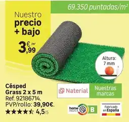 Leroy Merlin Home - cesped grass 2 x 5 m oferta