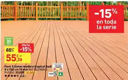 Leroy Merlin Tropical - pack 5 alamas fradera vaptical badi oferta