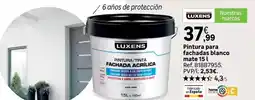 Leroy Merlin Luxens - pintura para fachadas blanco mate oferta