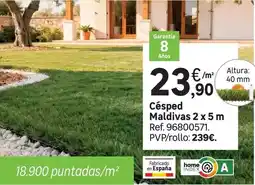 Leroy Merlin Home - cesped maldivas 2x5m oferta