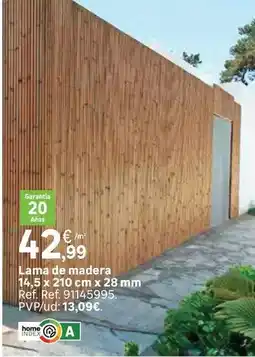 Leroy Merlin Home - lama de madera oferta