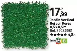 Leroy Merlin Vertical - jardín vertical boj con flores 0.5 x 0,5 m oferta