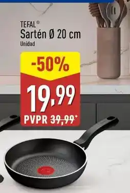 ALDI Tefal - sartén ø 20 cm oferta