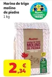 Alcampo Auchan - harina de trigo molino de piedra oferta