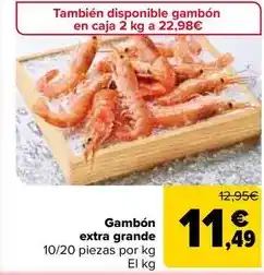 Carrefour Market Gambon extra grande oferta