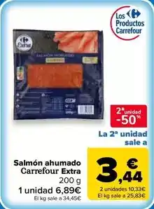 Carrefour Market Carrefour extra - salmon ahumado oferta