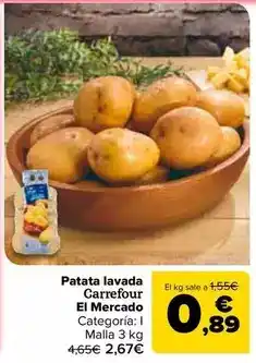 Carrefour Market Carrefour el mercado - patata lavada oferta
