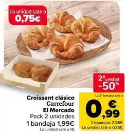 Carrefour Market Carrefour el mercado - croissant clasico oferta