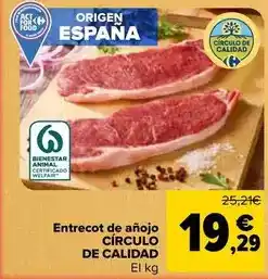 Carrefour Market Círculo de calidad - entrecot de anojo oferta