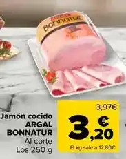 Carrefour Market Argal - jamon cocido bonnatur oferta