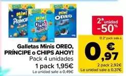 Carrefour Market Oreo/principe/chips ahoy! - galletas minis oferta