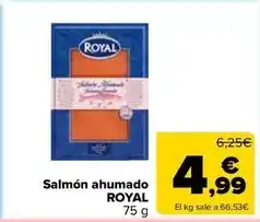 Carrefour Market Royal - salmón ahumado oferta