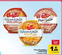 Carrefour Market Campofrío - pizzas pizza&salsa oferta