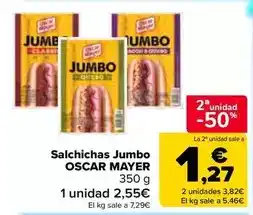 Carrefour Market Oscar mayer - salchichas jumbo oferta
