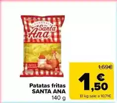 Carrefour Market Santa ana - patatas fritas oferta