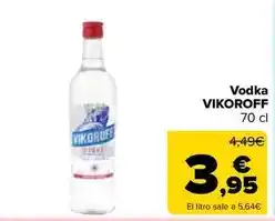 Carrefour Market Vikoroff - vodka oferta