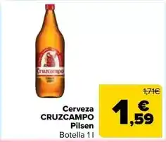 Carrefour Market Cruzcampo - cerveza pilsen oferta