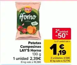 Carrefour Market Lay's - patatas campesinas horno oferta