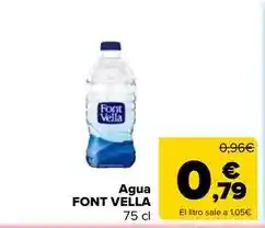 Carrefour Market Font vella - agua oferta