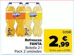 Carrefour Market Fanta - refrescos oferta