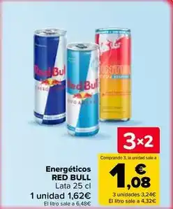 Carrefour Market Red bull - energéticos oferta