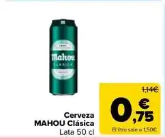 Carrefour Market Mahou - cerveza clásica oferta