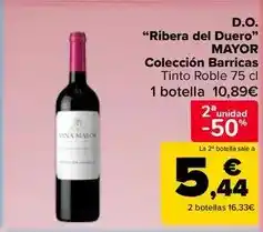 Carrefour Market Viña mayor - d.o. ribera del duero colección barricas oferta