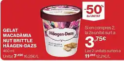 El Corte Inglés Häagen-dazs - gelat macadàmia nut brittle oferta