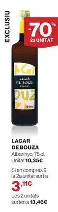 El Corte Inglés Lagar de la robla - albarino oferta