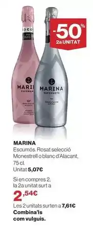 El Corte Inglés Marina - escumes rosat seleccio monestrella blancd alacant oferta