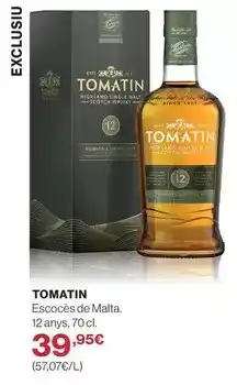 El Corte Inglés Malta - escoceso de oferta