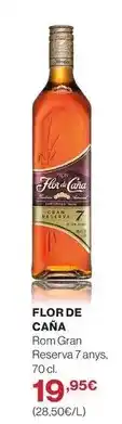 El Corte Inglés Flor de caña - ron gran reserva 7 anys oferta