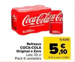 Carrefour Express Coca-cola - refresco original o zero oferta