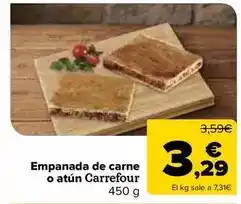 Carrefour Express Carrefour - empanada de carne o atun oferta
