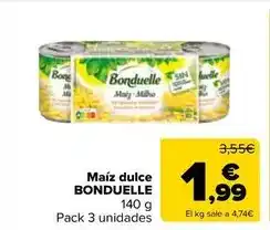 Carrefour Express Bonduelle - maiz dulce oferta