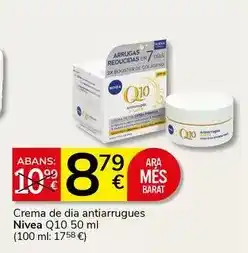 Supermercados Charter Nivea - crema de dia antiarrugues q10 oferta