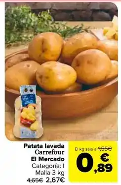 Carrefour Carrefour el mercado - patata lavada oferta