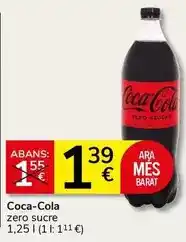 Supermercados Charter Coca-cola - zero sucre oferta