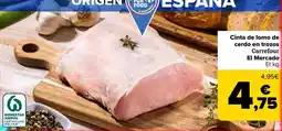 Carrefour Carrefour el mercado - cinta de lomo de cerdo en trozos oferta
