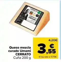 Carrefour Cerrato - queso mezcla curado umami oferta