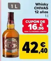 Carrefour Chivas - whisky 12 anos oferta