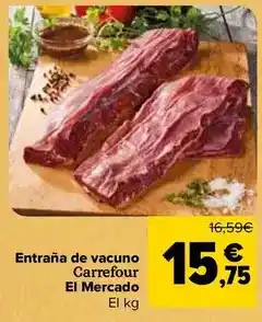 Carrefour Carrefour el mercado - entrana de vacuno oferta