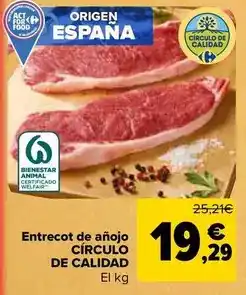 Carrefour Circulo de calidad - entrecot de añojo oferta