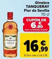 Carrefour Tanqueray - ginebra flor de sevilla oferta