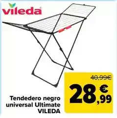 Carrefour Vileda - tendedero negro universal ultimate oferta