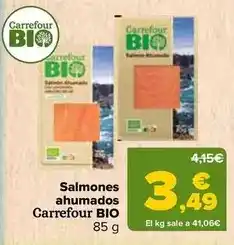 Carrefour Carrefour bio - salmones ahumados oferta
