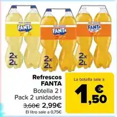 Carrefour Fanta - refrescos oferta