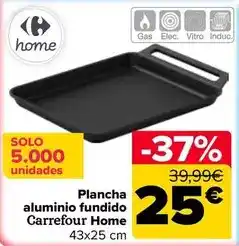 Carrefour Carrefour home - plancha aluminio fundido oferta