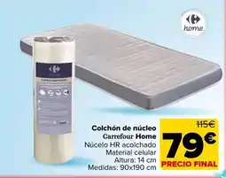 Carrefour Carrefour home - colchon de nucleo oferta