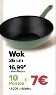 Carrefour Wok 26 cm oferta